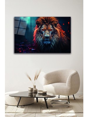 Marsilyan Aslan Cam Tablo