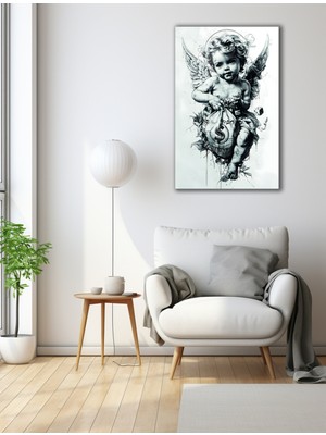 Marsilyan Bozkurt ve Türk Bayrağı Cam Tablo