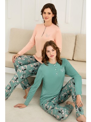 Nightlove Kadın Uzun Kollu Pijama Takımı