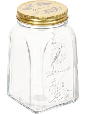 Storemax Homemade Metal Kapaklı Kavanoz, 1000CC