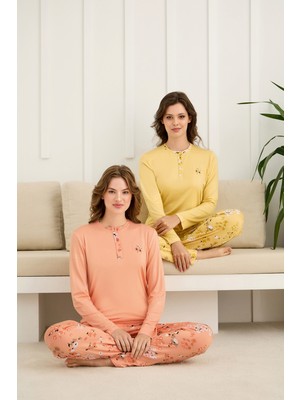 Nightlove Kadın Uzun Kollu Pijama Takımı
