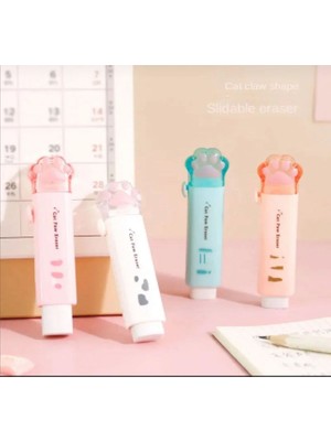 Facnspt Pati Kapaklı Tükenmez Silgi – Sevimli Kedi Patisi Silgi (Karışık Renk Gönderim)