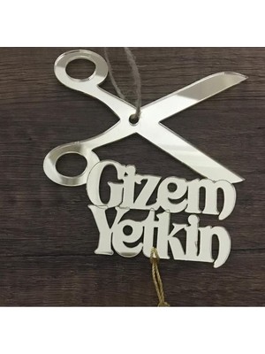 Evsay Kişiye Özel Isme Özel Pleksi Araba Dikiz Aynası Süsü, Araç Dikiz Ayna Süsü