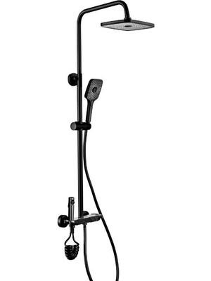 Penta Pıano Duş Sistemi Siyah(Bataryalı) 1936B