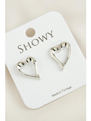 Marsilyan Kalp Yeni Sezon Metal Küpe