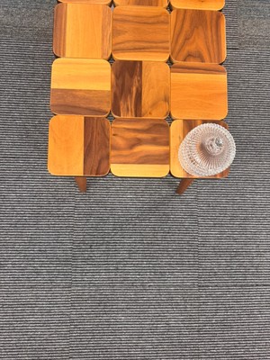 Dekoset Karo Halı- River Line 02 ( 1 Karo: 50 x 50 cm | 1 Paket: 8 m² )