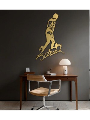 Tera Reklam Lazer Kesim Atatürk Anafartalar Metal Tablo