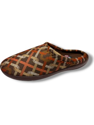 Gezer 16122-26 Ekose Desenli Termal Ev Terlik 37-40