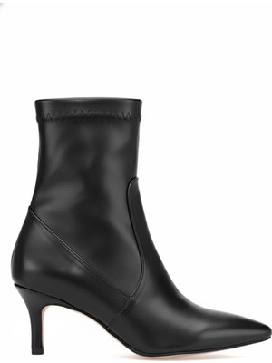 Ayakkabı Fuarı Elit BRK248 Kadın Topuklu Bot Siyah