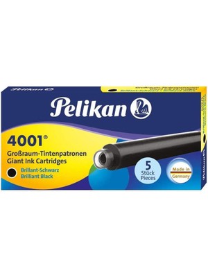 Pelikan Refil 4001 Dev Siyah 5’li Kutu