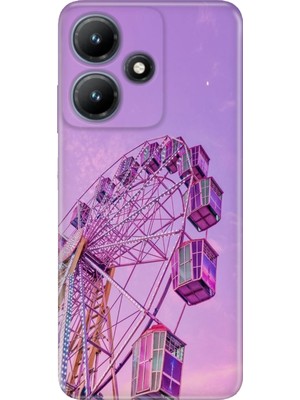 Senada Infinix Hot 30 (X6831) Kılıf Desenli Baskılı Tpu Rubber Kapak Dönme Dolap