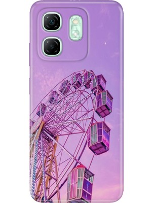 Senada Infinix Hot 50I - Smart 9 Kılıf Desenli Baskılı Tpu Rubber Kapak Dönme Dolap