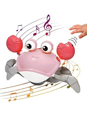 Seher Emeklemeye Yardımcı Şarjlı Yengeç(Pembe)