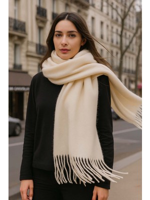 Remsa Buklet Atkı Şal 45X200 Cm 1285 Bej