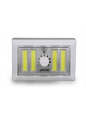 Ezel Glory 4 Ledli Pilli LED Lamba Güç Ayarlı LED Portatif Lamba LED Işık - Mıknatıslı Yapışkanlı