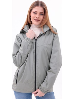 Freemen Kadın Çıkarılabilir Kapşonlu Yağmurluk