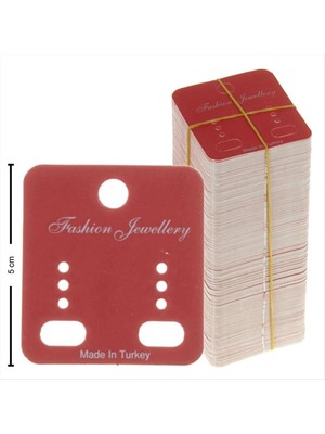 Klıpsli 3 Delikli Küpe Kartı