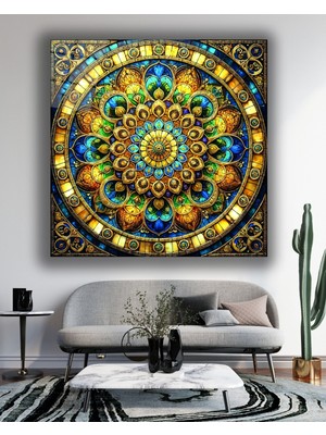 Marsilyan Esmaül Hüsna Allah'ın Isimleri Sıfatları Cam Tablo