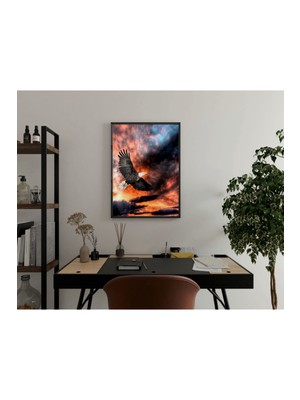 Marsilyan Kopya - Cam Tablo Kartal Görseli