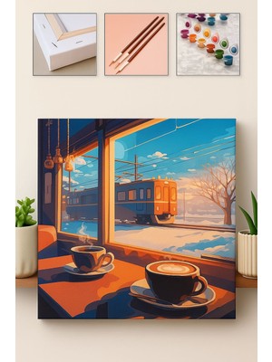 Orenda Hobi Sanat Sayılarla Boyama Anime 40*50 cm Tuval