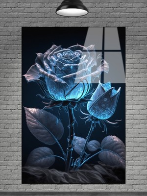 Marsilyan Çiçek Cam Tablo Sevilen Seriler