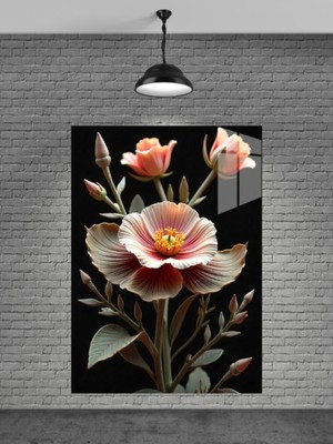 Marsilyan Çiçek Cam Tablosu Ev Dekorasyon,balkon Dekorasyonu,dekoratif,duvar Tablo,mutfak Tablo,hediyelik