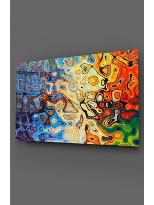 Marsilyan Ebru Sanatı Cam Tablo