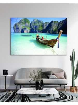 Marsilyan Kurutulmuş Portakal Dilimleri Cam Tablo