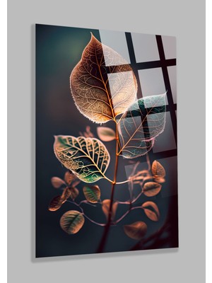 Marsilyan Sonbahar Sarı Yeşil Yaprak Görseli Ev, Ofis, Hediyesi