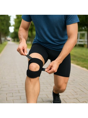 Multi Trendy Patella Destekli Medikal Diz Korsesi Çapraz Bağ Menisküs Ağrısı Için Sporcu Dizlik