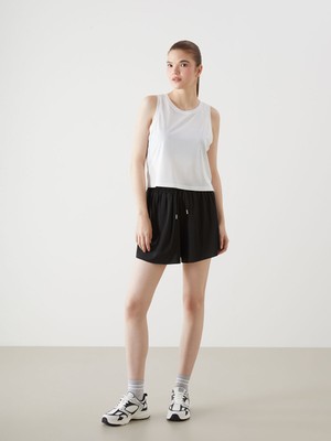 Lc Waikiki Yeni Sezon Beli Lastikli Kadın Spor Şort