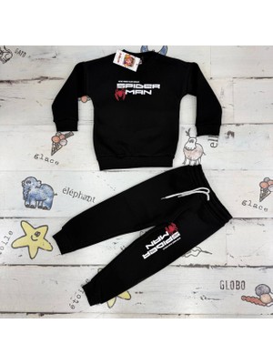 Narin Kids Örümcek Adam,bluey,avengers Detaylı 3 Iplik Kışlık Erkek Çocuk Eşofman Takımı