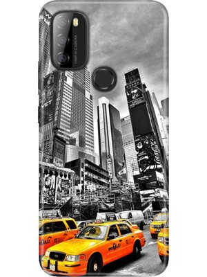 Reeder P13 Blue Max 2021 128 GB Kılıf Desenli Baskılı Tpu Rubber Kapak Newyork Aşkı