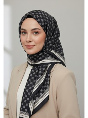 Eloriaa Tesettür Eşarp Monogram Desenli
