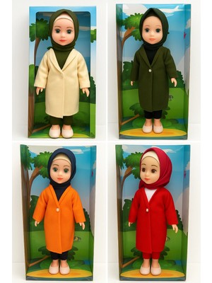 Mercansa Tesettürlü Meryem Bebek Sesli Dua ve Ilahi Söyleyen Interaktif Maneviyat Geliştirici Oyuncak Bebek