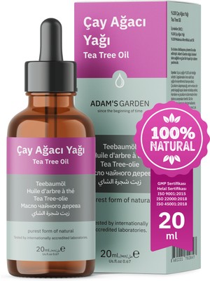 Adam's Garden Çay Ağacı Yağı Saf 20ML