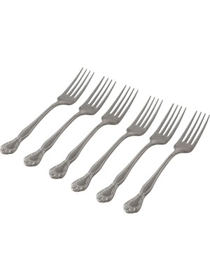 Mudo Home LIVIANA ESKİTME  TATLI ÇATALI 6 LI SET