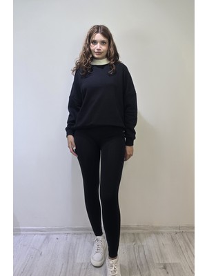 The Fancy Kadın Toparlayıcı Içi Polarlı Kalın Termal Tayt