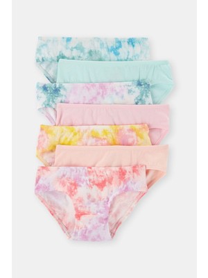 Carter's Kız Çocuk Batik Desenli 7'li Külot Set Renkli 3T730210