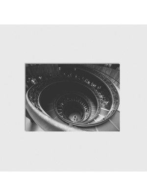 Spiral Staircase Çerçevesiz Poster Duvar Dekorasyonu