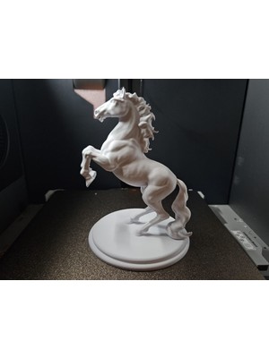 TSC 15CM Şaha Kalkmış At Figürü 15 cm – Minimalist Şık Biblo – Modern Ev Dekorasyon Aksesuarı