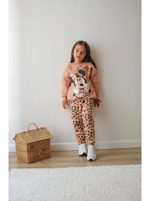 Narin Kids Detaylı 3 Ip Şardonlu Kız Çocuk Kışlık Eşofman Takımı