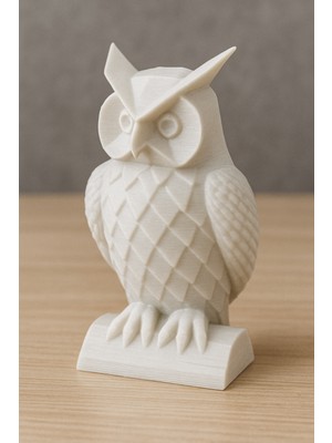 TSC Baykuş Heykeli Ev ve Ofis Için 15 cm Dekor Ürünü Şık ve Estetik Masa Üstü Figür