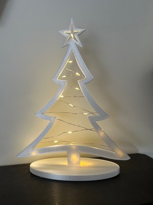 TSC LED Li Yılbaşı Ağacı 16CM Çalışma Masası Hediyelik Aksesuar