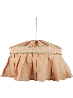 Mylamp Cappadocia Yaprak Detaylı Jüt Avize 45X50 cm