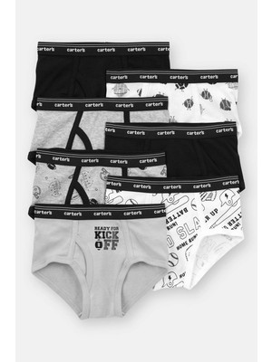 Carter's Erkek Çocuk 7'li Külot Set Siyah 2T728110