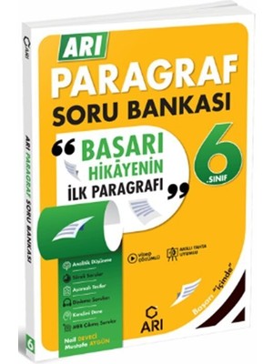 Arı Yayıncılık Arı 6. Sınıf Paragraf Soru Bankası Arı Yayınları