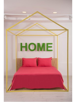 Benetton Pembe Tek Kişilik Nevresim Takımı