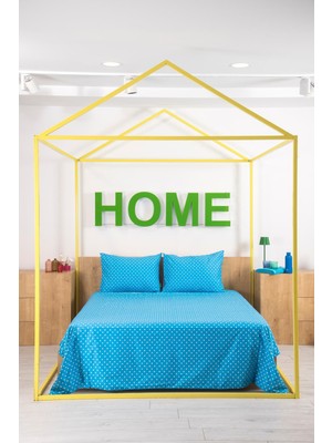 Benetton Mavi Tek Kişilik Nevresim Takımı