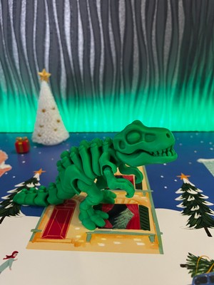 3dvibeswithmerve Hareketli Dinozor Oyuncağı T-Rex